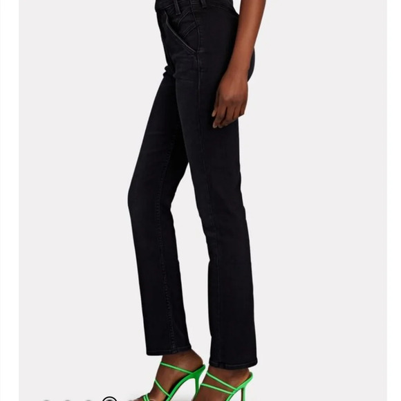 Mother Denim The Right Away Rider Straight Leg Jean In Encounters At Night Sz 27 - Picture 2 of 16